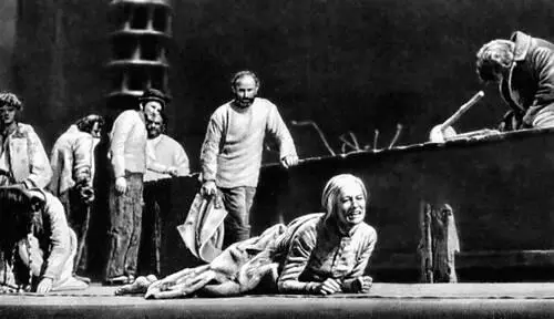 Сцена из спектакля На дне М Горького Пикколотеатро Милан 1970 Кадр - фото 53