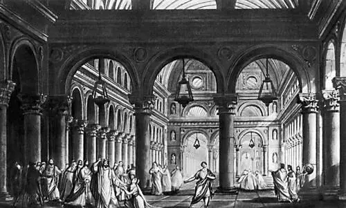 Сцена из оперы Норма В Беллини Театр Ла Скала 1832 Государственный - фото 118