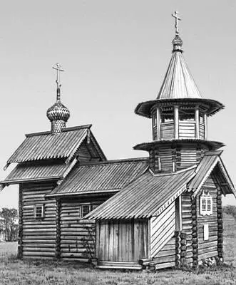 Клетская часовня из деревни Леликозеро 2я половина 18 в - фото 795