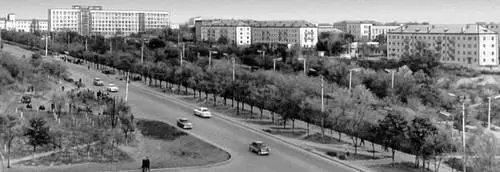 Элиста Улица Ленина Н А Санджиев Портрет Ц Д Номинханова Тонированный - фото 336