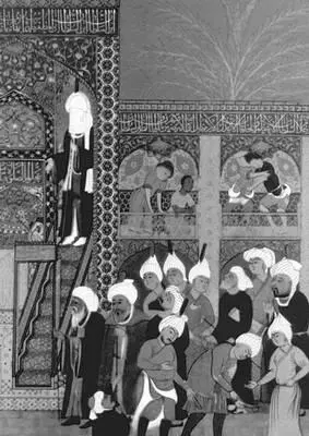 Касим Али Первая проповедь Хасана ибн Али 1526 Миниатюра рукописи Ахсан - фото 1004