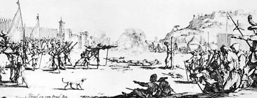 Расстрел Из серии Большие бедствия войны 163233 Офорт Ж Калло - фото 327