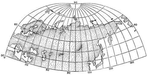 Рис 7 Косая перспективноцилиндрическая проекция М Д Соловьёва 2 Шар и - фото 948