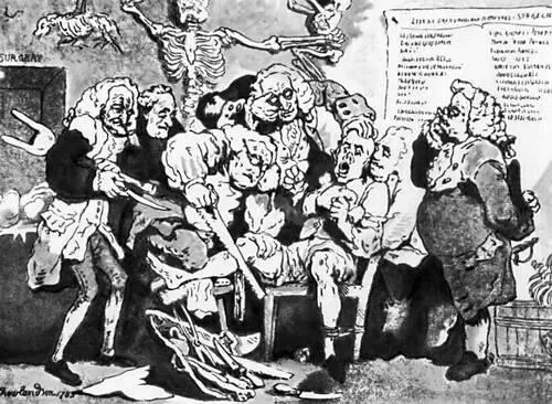 Т Роулендсон Хирургия Акватинта 1785 О Домье Ведь это маленькая - фото 831