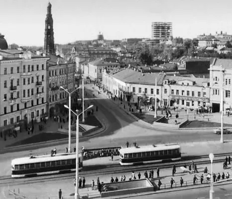 Улица Баумана Улица Татарстан Застройка 1960х гг Гостиница Татарстан - фото 130