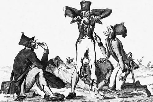 И И Теребенёв Французский вороний суп Офорт акварель Около 1812 Реми - фото 837