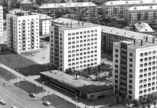 Улица Татарстан Застройка 1960х гг Гостиница Татарстан 1970 Архитектор - фото 131