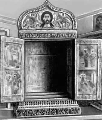Киот Дерево 1614 КириллоБелозерский историкоархитектурный и художественный - фото 168