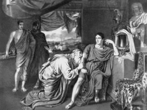 А А Иванов Приам испрашивающий у Ахиллеса тело Гектора 1824 - фото 34