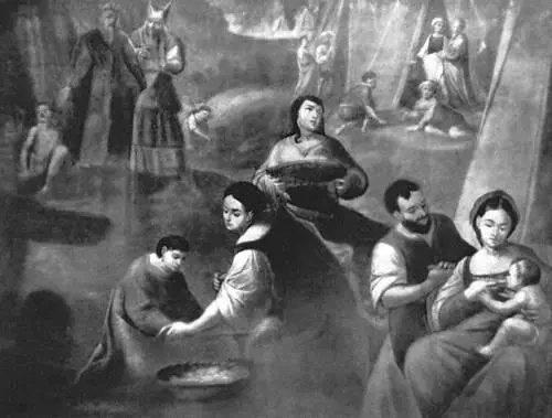 Г Веласкес Сбор манны Рубеж 1718 вв Церковь Саграрио Богота Добыча - фото 231