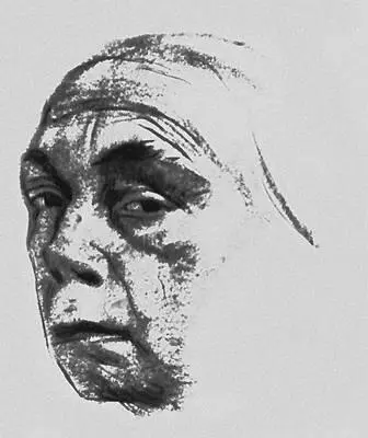 Автопортрет Литография 1924 К Кольвиц Автопортрет с рукой у лба Мягкий - фото 286