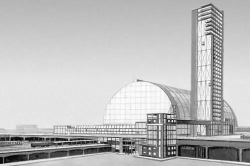 А К Буров Проект центрального вокзала в Москве 1925 Г Г Клуцис - фото 599