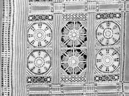 Крестецкая вышивка И Х Федорова Занавес фрагмент 1966 - фото 191