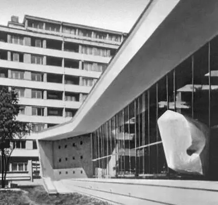 Дом студенток 1964 Архитекторы В Брызек и др Краков План города - фото 23