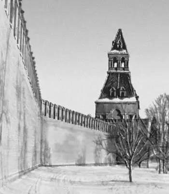 Часть стены с Тайницкой башней 1485 архитектор Антон Фрязин Водовзводная - фото 142