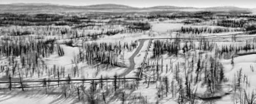 На трассе газопровода Мессояха Норильск Эвенкийский национальный округ - фото 89
