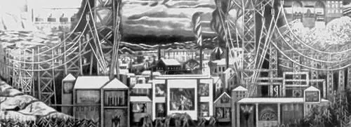 П Крог Электричество Фрагмент росписи здания электростанции в Осло 1932 - фото 341
