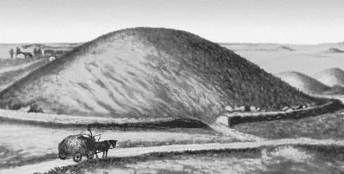 Скифский курган Луговая могила на территории УССР Курган центр Курганской - фото 263