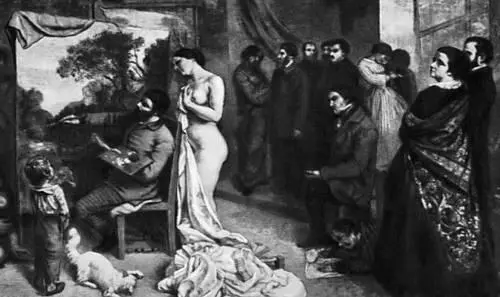 Ателье фрагмент 1855 Лувр Париж Крестьяне Флаже возвращающиеся с - фото 258
