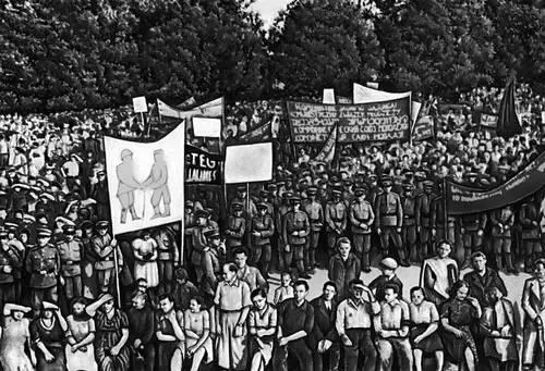 Литва Митинг в Вильнюсе 19 июня 1940 Л С Казаринский Средняя школа им - фото 391
