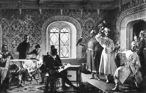 А Д Литовченко Итальянский посланник Кальвуччи срисовывает любимых соколов - фото 421