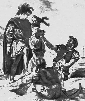 Э Делакруа Иллюстрация к Гамлету Шекспира 1843 Литология Литологияот - фото 438