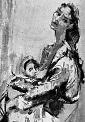 Н Мартиноски Картина из цикла Цыгане 1940е гг Окружной суд сер 20 в - фото 307