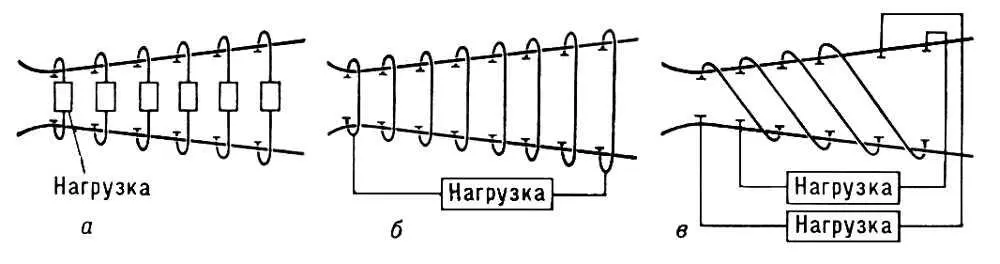 Рис 2 Схемы соединения электродов в МГДгенераторах а линейный - фото 140