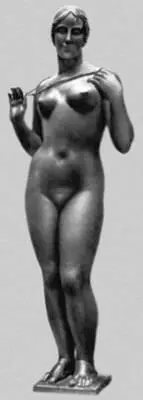 Венера с ожерельем Бронза 1930 Сад Тюильри Париж ИльдеФранс - фото 276