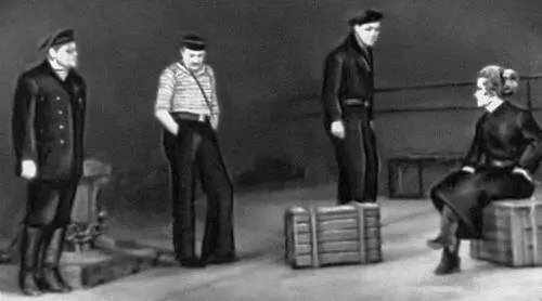Сцена из спектакля Оптимистическая трагедия В В Вишневского 1967 Сцена - фото 488