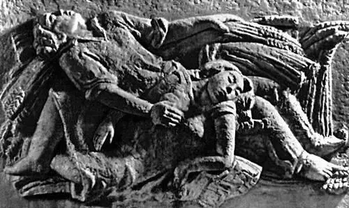 Рельеф Отдых Гипс 1943 Художественный музей Литовской ССР Вильнюс - фото 30