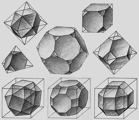 Полуправильные многогранники тела Архимеда Правильные выпуклые - фото 26