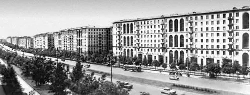 Ленинский проспект Застройка конца 1950х гг Архитекторы Я Б Белопольский - фото 510