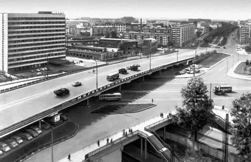 Транспортная эстакада у Савёловского вокзала 1966 Архитектор К Н Яковлев - фото 532