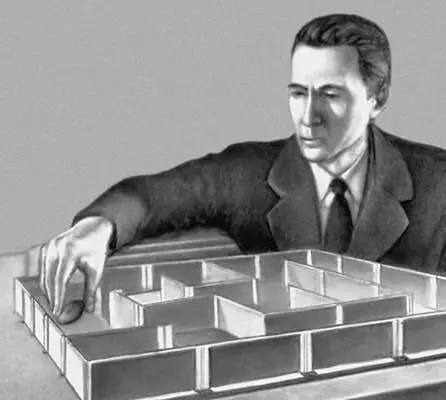 Рис 3 К Шеннон пускает мышь в лабиринт Рис 2 Мышь К Шеннона - фото 14