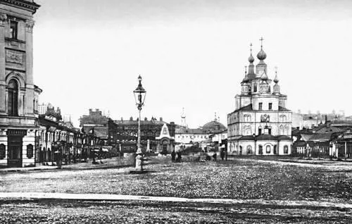 Охотный ряд 1888 Голицынская ныне 1я городская больница в Москве - фото 561