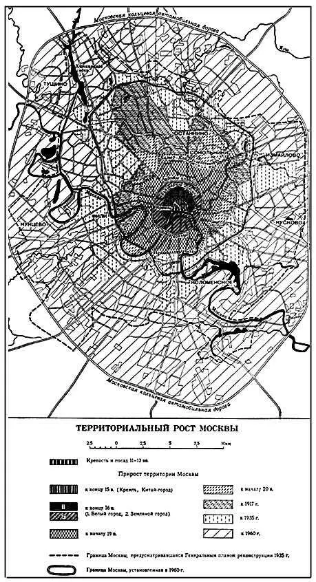 Территориальный рост Москвы Церковь Покрова в Медведкове 1я половина 17 в - фото 570