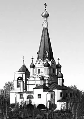 Церковь Покрова в Медведкове 1я половина 17 в Бронзовый замок в виде - фото 571