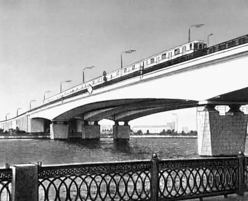 Нагатинский мост в Москве 1969 Мост через оз Маракайбо Венесуэла 1962 - фото 655
