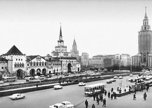 Комсомольская бывшая Каланчёвская площадь Казанский вокзал 1972 Н Н - фото 582