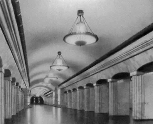 Станция метрополитена Курскаякольцевая в Москве 1950 Архитекторы Г А - фото 541