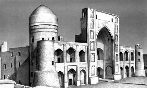 Бухара Медресе МириАраб 1536 Медря Корнел МедряMedrea Корнел - фото 123