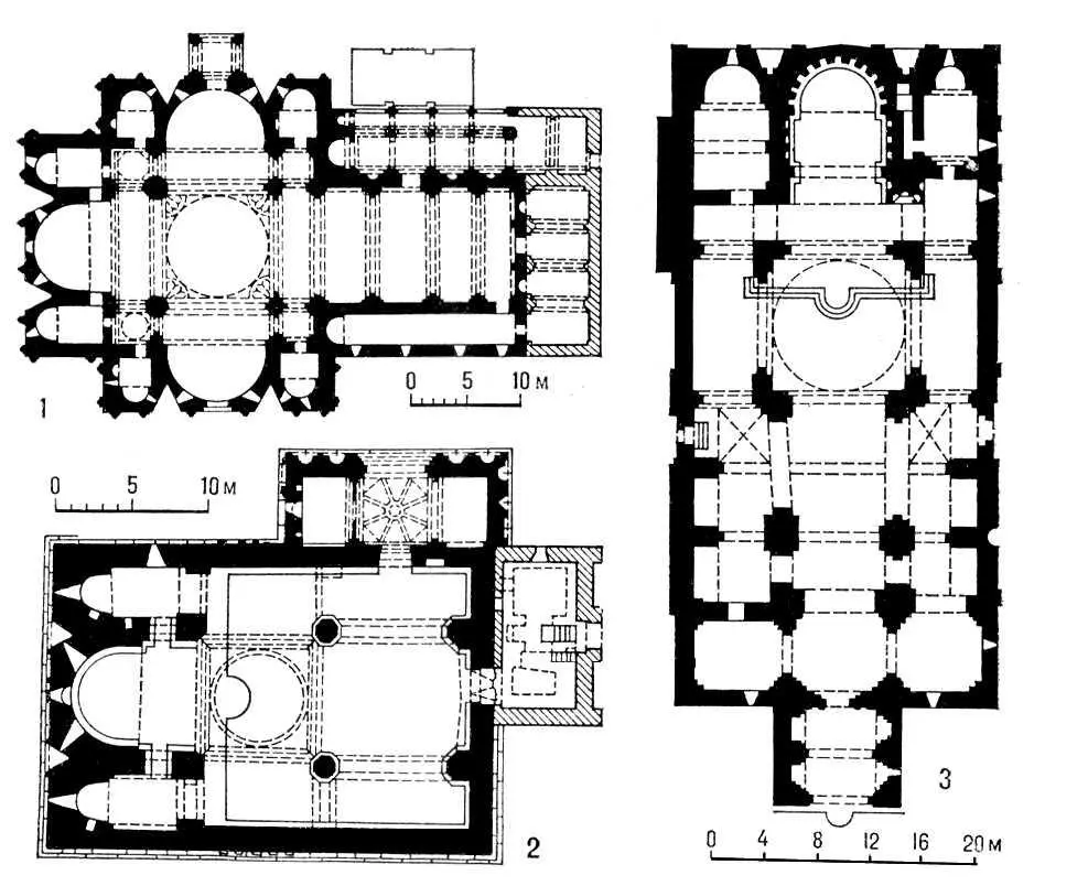 Планы грузинских храмов зрелого средневековья 1 храм в с Ошки ныне на - фото 4