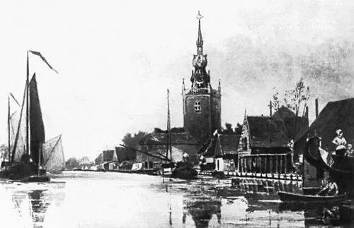 Я Б Йонгкинд Оверсхи 1856 Музей в Дуэ Г Ритвелд Особняк Шрёдера в - фото 119