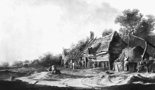 Я ван Гойен Колодец у хижин 1633 Картинная галерея Дрезден Голландский - фото 123