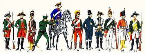 1 Мушкетёр пехотного полка 1763 2 Оберофицер пехотного полка 1763 3 - фото 45
