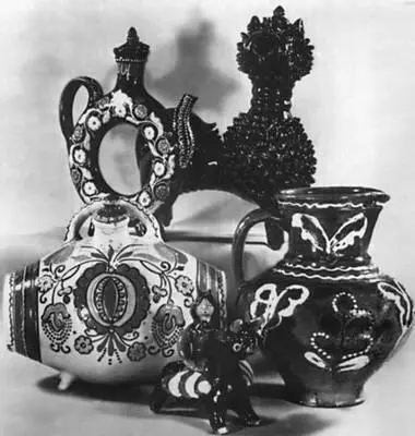 Керамика села Опошня вверху куманец 194749 худ М С Каша З И - фото 78