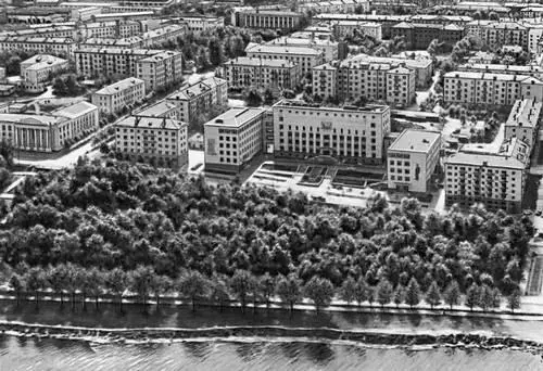 Петрозаводск Вид части города Э А Акулов Калевалец Алюминий 1966 - фото 539