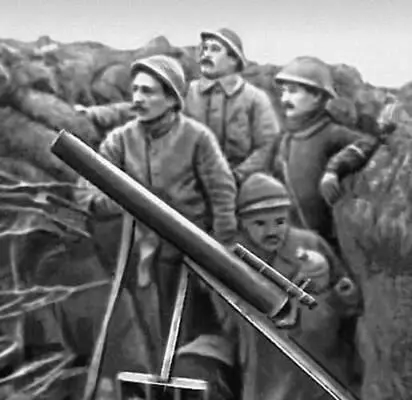 Французский миномёт на позиции под Верденом 1916 Атака французской пехоты - фото 115