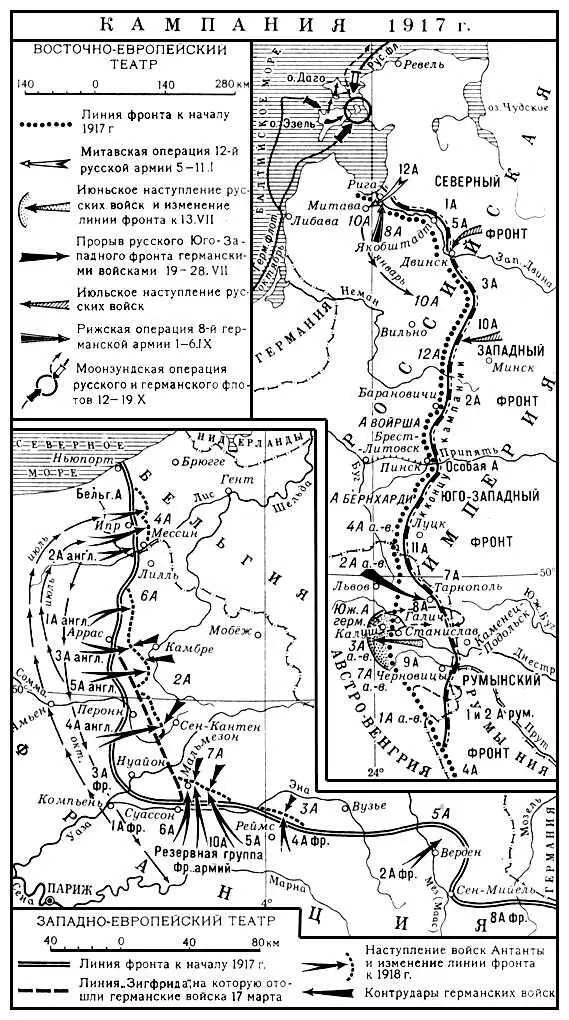 Кампания 1917 года Английские пулемётчики на мотоциклах 1914 Кампания 1918 - фото 123